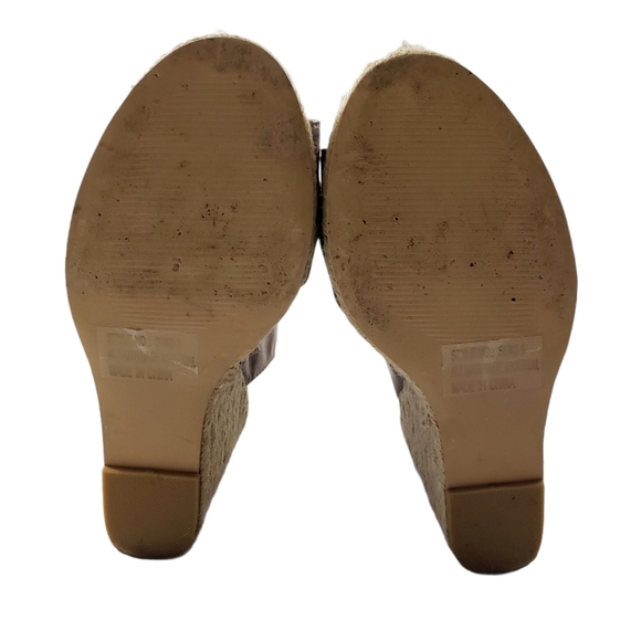 Miss Me Suki Buckle Zip Open Toe Espadrille Wedges - Picture 8 of 14